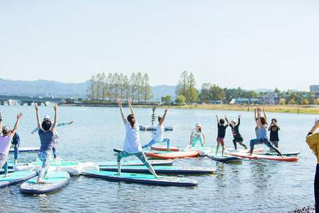 滋賀 守山 琵琶湖 SUPYOGA(サップヨガ)