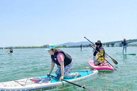 滋賀 琵琶湖サップ体験 サップヨガ体験！