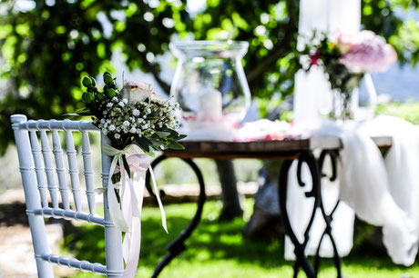 open air wedding ceremony