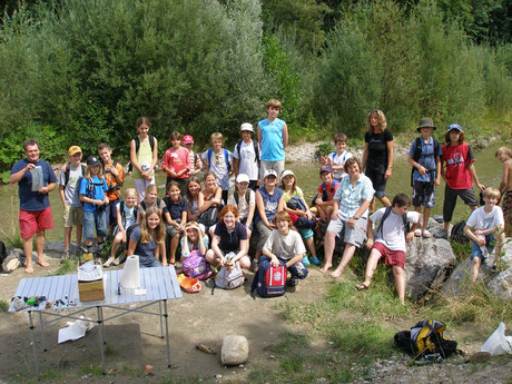 Wasserforscher Klasse Foto: U. Dopheide