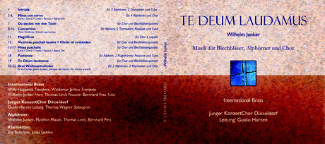 CD Cover: Te Deum Laudamus - zum Vergrößern einfach anklicken