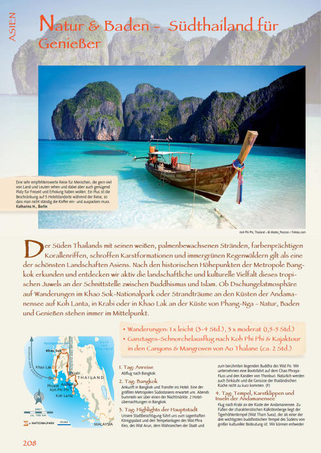 Natur & Baden Südthailand für Genießer Bei SINGER Reisen & Versicherungen buchen