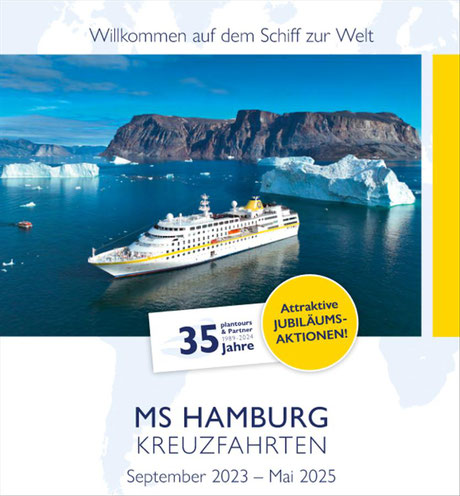 MS Hamburg Kreuzfahrten bis 2021 jetzt bei Sjinger Reisen & versicherungen zum Jubiläumspreis buchen...