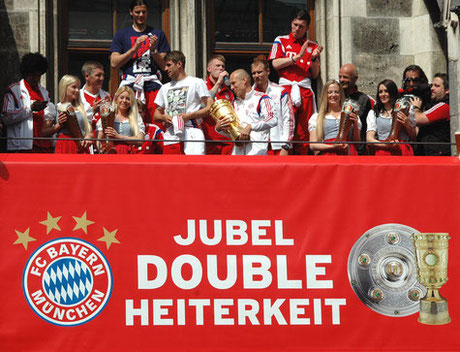 Auf Platz 2 der Ewigen Tabelle, der FC Bayern. Bild: ©Harald Bischoff