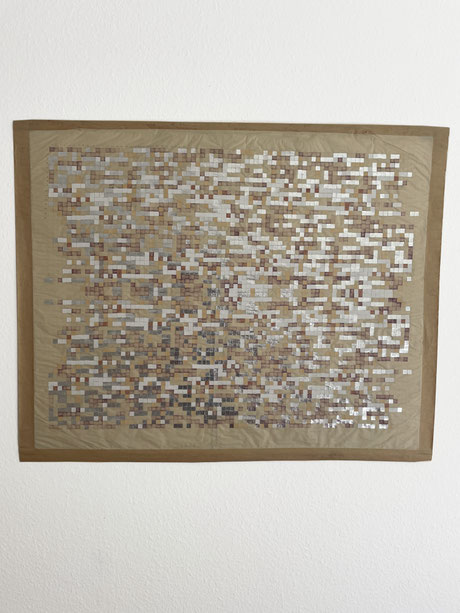 abstraktes Mosaik aus Papier