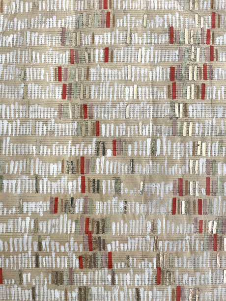 abstrakte Linien mit Acryl - Konzeptkunst