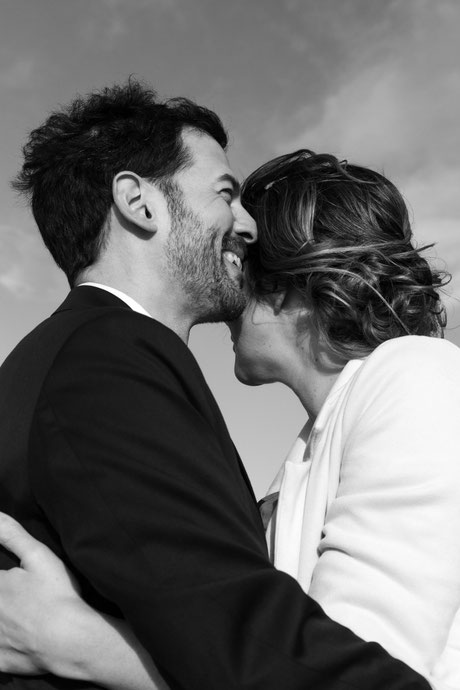 séance photo couple pré mariage plage houlgate normandie photographe