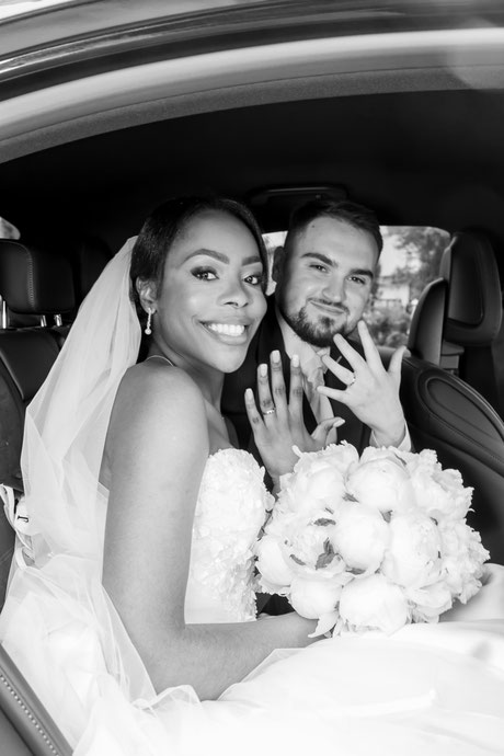 photographe mariage Paris mariée robe bouquet fleurs mariage chic élégant romantique haut de gamme