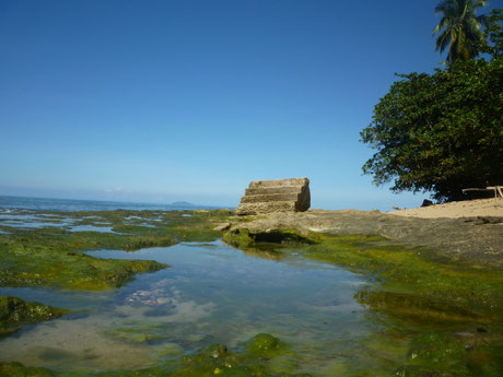 steps, beach, rincon, puerto rico