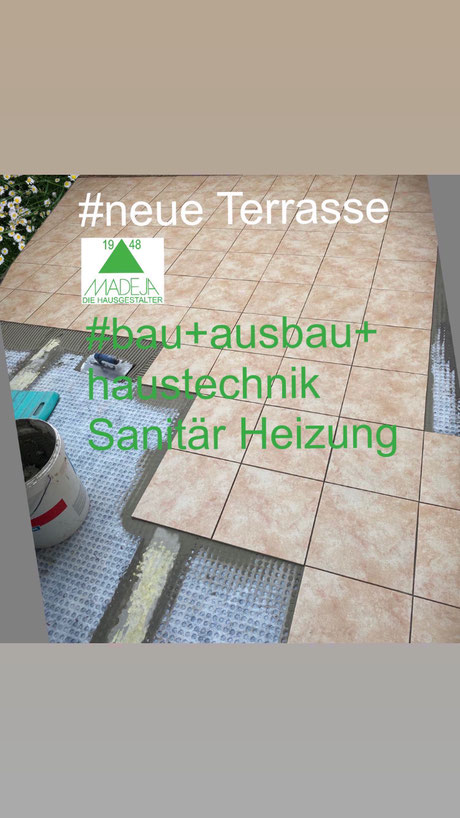 Terrasse aus Feinsteinzeugfliesen für draußen OUTDOOR
