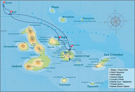 Galapagos Shark Diving - Itinerary