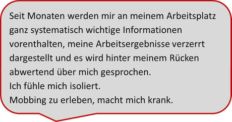Was ist Mobbing? Unterstützung bei Mobbing am Arbeitsplatz: MediTrigon Freiburg