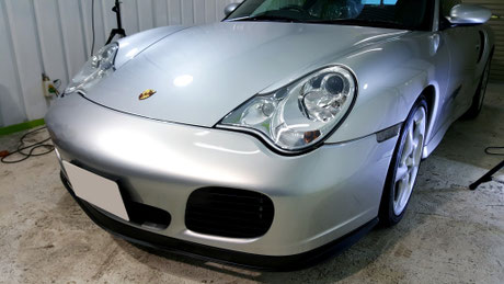 996ターボの磨き・ナノガラスコーティング完成 埼玉三芳の車磨き専門店 丁寧なカーコーティング