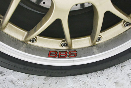 ＢＢＳ・ＲＳ‐ＧＴのブレーキダスト ホイールの鉄粉