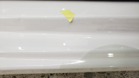 アウディA3 ドア開口部の傷除去