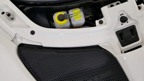 エリーゼスポーツのダクト内側のコーティング