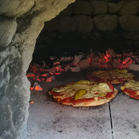 Wie funktioniert Lehmofen - Pizza backen - Camilla Harfmann - Moosgruene Natur