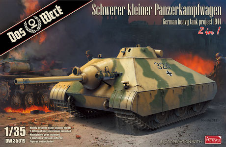 Das Werk DW35007 1:35 Panzerkleinzerstorer Rutscher Tank Destroyer Model Kit 