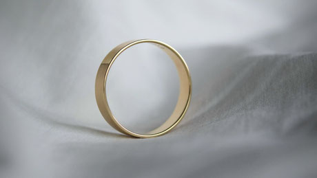 旭川市の結婚指輪 プレートリング FUTARIYA