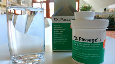 f.x.passage, entschlackung, darmentleerung, darmsanierung, heilfasten, saftfasten, fastenkur