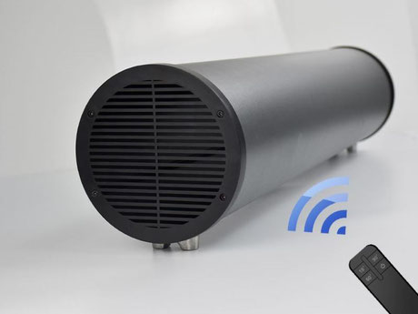 Runder Design-UV-C-Sterilisator-Luftreiniger von BBM, tötet alle Keime wie Viren, Bakterien, Pilze und andere Mikroorganismen ab. BBM Ledproducts