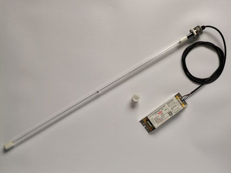 UVC tube lamp 254nm voor sterilisatie van water en producten