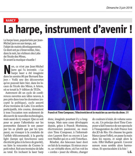 Laser Harp performer, composer, pianist. Show Harpe Laser, compositeur, pianiste