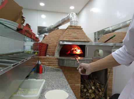 Four à pizza pro au bois