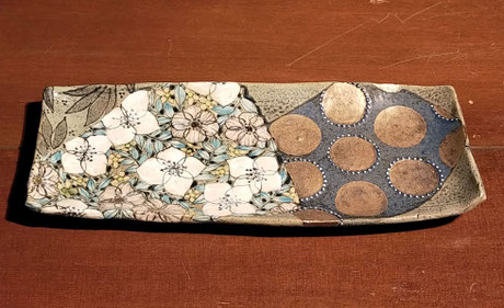 長皿　古屋眞理子