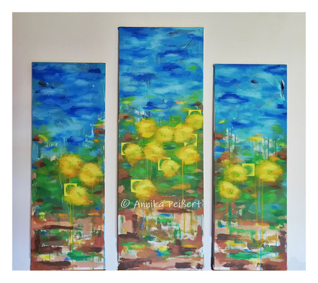 "Sonnenblumen in Nachbars Garten" by Annika Peißert
