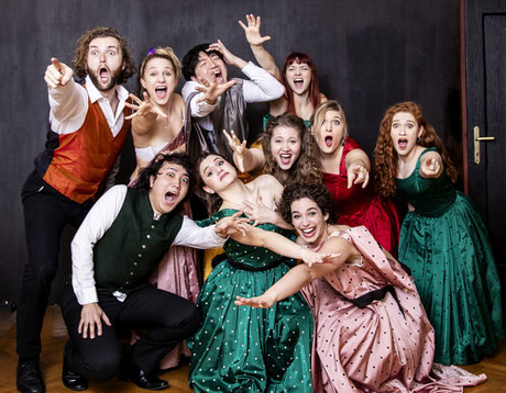 StudentInnen des Lehrgangs Klassische Operette an der MUK Wien, Foto © W. Dosch