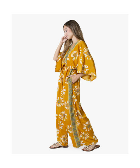 Sonnengelber Jumpsuit, € 69.00.