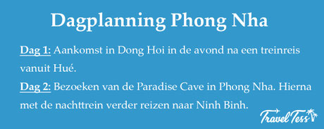 Dagplanning Phong Nha