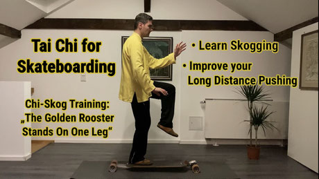 Tai Chi for Skateboarding - Golden rooster stands on one leg