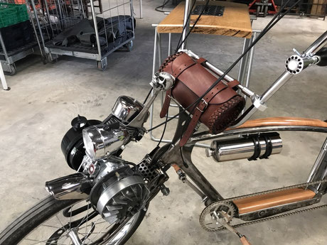 sacoche CHARVIN boudin de selle de guidon