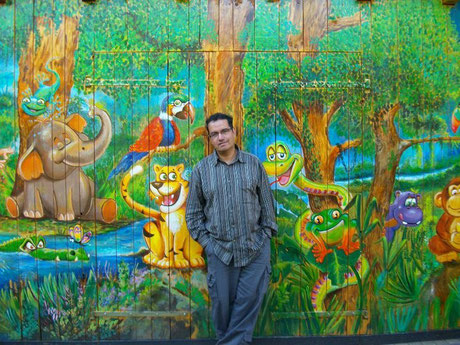 Claudio Osorio im Mütterzentrum Känguruh, Bamberg