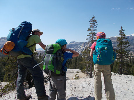 Trekking Yosemite mit Kinder