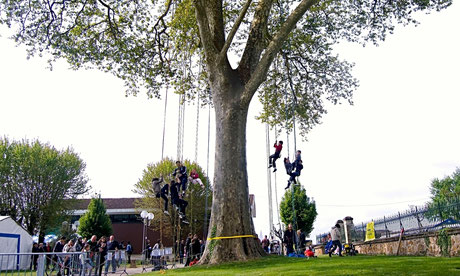 Les Tas De Nature, Corde de déplacement, Fête de Gaillere platane