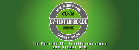 Werbebanner C7 Textildruck aus Nieder-Olm