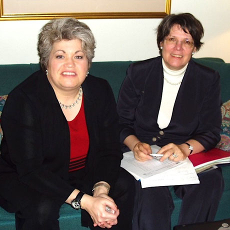 Carolyn Grady, President BPW USA, and Antoinette Rüegg, President BPW International, in New York in March 2004