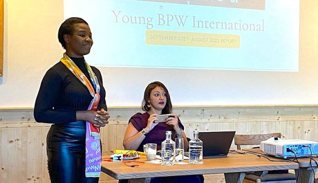 Tomi Odunsi Fadina, Nigeria, Young BPW International Representative