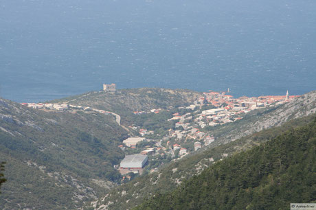 Blick vom Senj-Pass