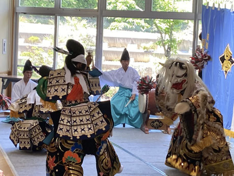 地元での公演：「弓八幡」