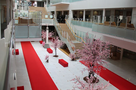 1日目会場の東洋大学。2階の教室を使いました