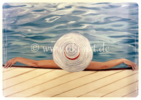 Relaxed, Acryl auf Leinwand, 70 x 100 cm