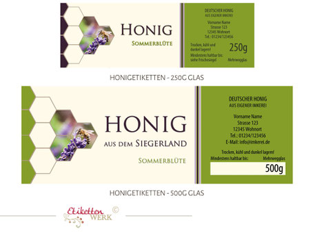 Honigetiketten, Design für Honig, Honigglasetiketten, Etiketten, Imker, Honiggläser Honig Labels honig etikett honigetikett honigglas label bienen imker bienenhonig honigglasetikett honiglabel honigetiketten 