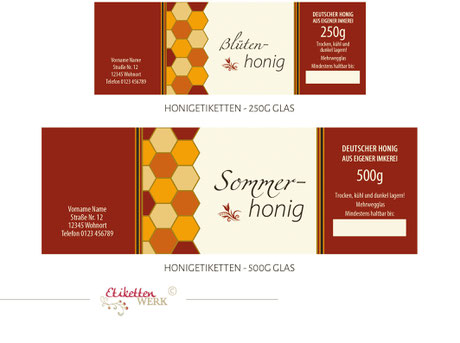 Honigetiketten, Design für Honig, Honigglasetiketten, Etiketten, Imker, Honiggläser Honig Labels honig etikett honigetikett honigglas label bienen imker bienenhonig honigglasetikett honiglabel honigetiketten 