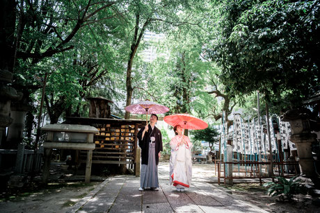 岐阜・各務原のフォトスタジオひでんちの和装前撮り撮影 可児市や土岐市からのフォトウェディング撮影承ります