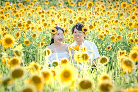 岐阜・各務原のフォトスタジオひでんちのカップルフォト 関市や美濃加茂からでもOK