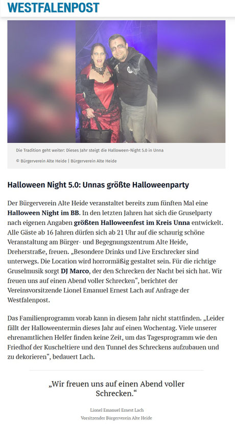 Quelle: Westfalenpost 06.10.2024